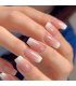 NA032 - Gradient White Glam Nails NA032 - Gradient White Glam Nails